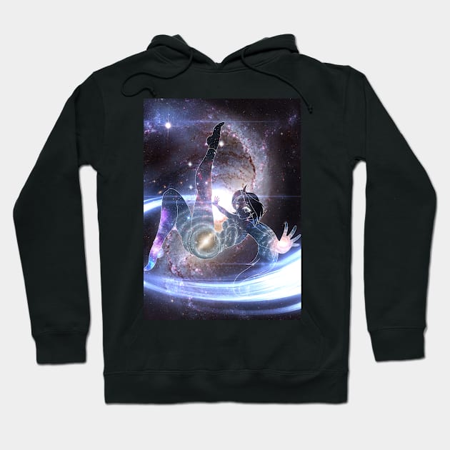 Galactic Girl (bg) Hoodie by Martinuve